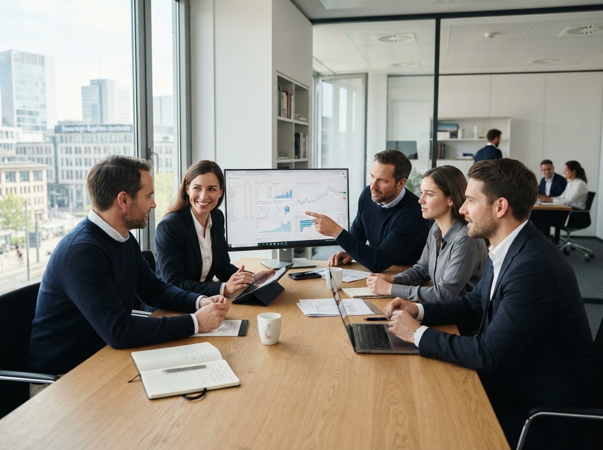 Sovereign Kapitex analysts reviewing consolidated market data across connected exchanges